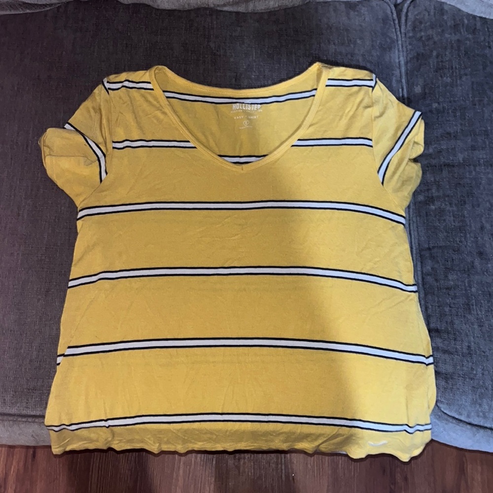 Yellow striped shirt